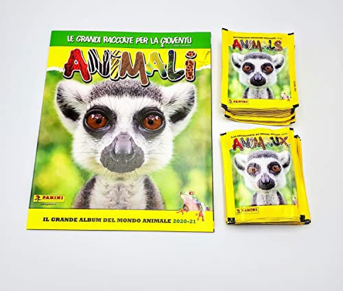GS1 Animali animaux Album Vuoto + 50 bustine Figurine Panini 2020