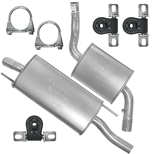 Adamot Auspuffanlage Schalldämpferset Auspuff für VW Golf 3 III 1.8 1.9D