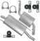 Adamot Auspuffanlage Schalldämpferset Auspuff für VW Golf 3 III 1.8 1.9D