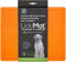LickiMat X Large Soother Dog Feeding Mat for Boredom and Anxiety Relief Ideal for Food Treat, Yoghurt or Peanut Butter, Fun Alternative to a Slow Feeder Dog Bowl, Perfect for Large Breed, Orange