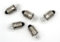 BELI-BECO 8044 Glühlampe - E 10 Gewinde - 4,5V 200mA - Glas 11mm Ø - 5 Stück (Klar)