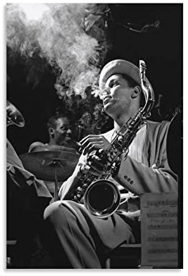 Leinwand Wandkunst Malerei 60x90cm Dexter Gordon Poster Kein Rahmen