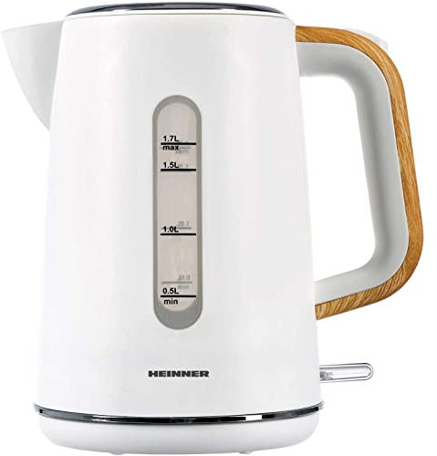 Heinner Soft Wood HEK-WH2200BB Wasserkocher, 2200 W, 1.7 l