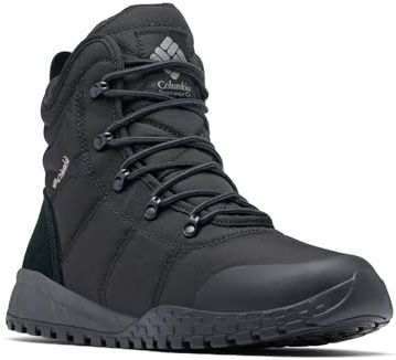 Columbia Homme Fairbanks Omni-Heat Botte de Neige, 2024 Black Titanium II, 43 EU Large