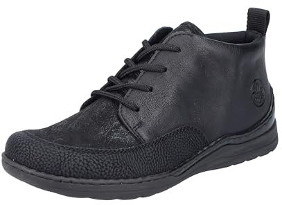 Rieker Femme 48922 Bottes Courtes, Noir, 39 EU