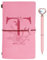 Initialen PU Leder Notizbuch mit Stift, Rosa Nachfüllbar Tagebuch für Frauen Mädchen, Reisetagebuch Skizzenbuch Notebook Geschenk für Freundin Schwestern Lehrer Abschluss Geburtstag Weihnachten T