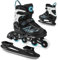 ATTABO Kinder Inliner Kylo 2in1 Blue Vielseitig verstellbare Inlineskates für Kinder 30-41 Hohe Qualität und Komfort mit 82A harten Rädern und ABEC-7 Gleitlagern Exzellente Anpassung