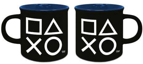 Pyramid International Playstation - Taza de café con diseño de mando, color blanco
