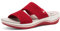 Jana Coshy Damen Hallux Pantolette mit Flexibler Sohle Elastisch, Rot (Red), 40 EU