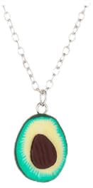 WRITWAA Avocado-halskette Paar Halsketten Fruchtanhänger Frauen Halskette Obst-halskette Paar Schmuck Avocado-freundschaftskette Avocado-schmuck-anhänger Halskette Für Paare Avocado-charme