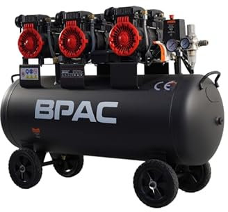 BPAC Compressore d'aria compressa 100L 4.5 CV Oil-free