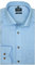 OLYMP Luxor Modern Fit Herren Businesshemd | Hellblau Struktur | Global Kent Kragen Gr. 42