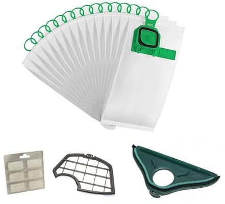 Kit Folletto sacchetti in microfibra con profumi griglia protezione motore setola compatibile pervk140 vk150