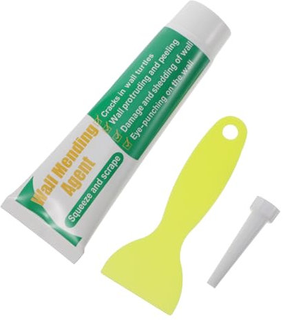 Angoily Gebrauchsfertige Wandreparaturpaste – Cremefarbener Wandfüller Zum Ausbessern Von Wänden Set Zum Füllen Von Wandrissen Reparatur Von Trockenbauwänden