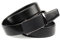 Anthoni Crown Herren Ledergürtel Gürtel, Schwarz, 100