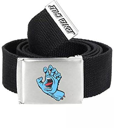 Santa Cruz Screaming Belt One Size Länge 125 cm, Schwarz One size