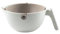 EkkertDesign Küchensieb Waschschüssel für Obst/Gemüse (Grau) - Polypropylen - 29.9 x 22.5 x 11.8 cm