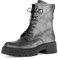 Gabor Damen Combat Boots, Frauen Stiefeletten,Best Fitting,Stiefel,Booties,halbstiefel,Kurzstiefel,uebergangsschuhe,Grey/schwarz,39 EU / 6 UK