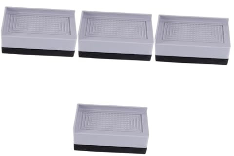 ARTIBETTER 4 Pcs Washing Machine Pad Fridge Foot Pad Furniture Bed Risers Tpu Rubber Shockproof Non-slip Home Furniture Riser Bed Foot Pad Furniture Supplies