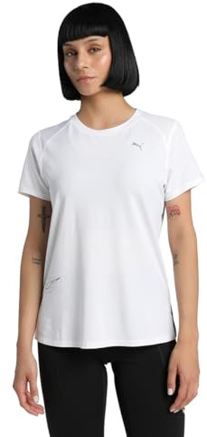 PUMA Damen Run Graphic Mesh T-Shirt S White