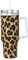 ZSUUGJ Leopard 40oz Insulated Tumbler with Handle and Straw Lid Insulated Travel Mug, Coffee Cup, Reusable Water Bottle, Ideal for Car, Work, Gift
