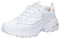 Skechers DLites Glm Womens Runners Chunky Trainers Lace Up White 7 (40)