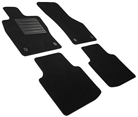 MDM SP-5094 Fußmatten Velours Autoteppich passend für Skoda Superb III (3V) 05.2015>09.2019, black