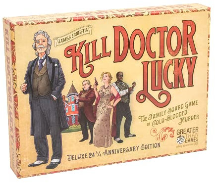 Cheapass Games Kill Doctor Lucky: 23rd and 3/4th Anniversary Edition, Hellbraun