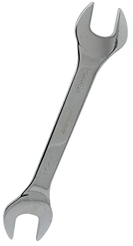 ExcInter Open Ended Spanner, 16mm & 18mm Double End Silver Wrench 3mm Ultra Thin Repairing Tool for Use Under Narrow Space Conditions(1 PCS)