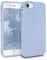 MyGadget Hülle kompatibel mit iPhone SE 2022 | 2020 | 7 | 8 - robuste Handyhülle TPU Case Slim Silikonhülle - Back Cover Kratzfest Schutzhülle matt Baby Blau