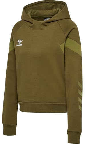 hummel Hmltravel Women's Raglan Sleeve Hoodie Military Olive