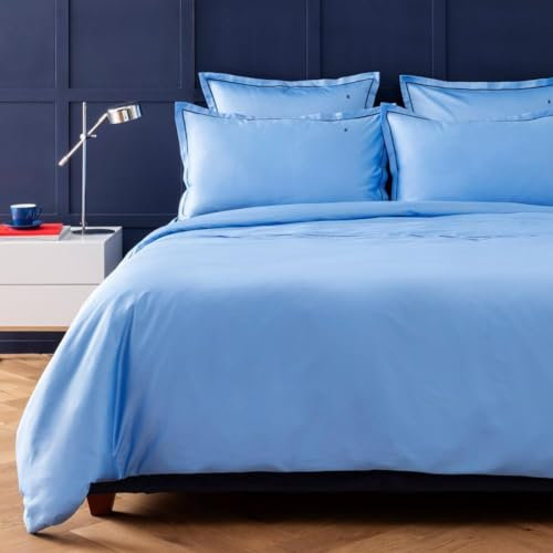 Tommy Hilfiger Satin-Bettwäsche-Garnitur Plain (200 x 200+2x80x80)