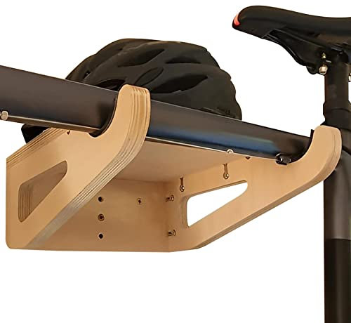 Sayoc Crochets De Vélo en Bois Cintre De Vélo, Cintre De Vélo Anti-Rayures, Crochets De Vélo en Bois Flexibles, Accessoires De Garage Porte-vélo, Cintre De Vélo De Route