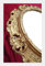 Lnxp Zeitloser OVALER Barock WANDSPIEGEL Oval Spiegel in Gold 45x38 cm REPRO ANTIK BAROCK Rokoko Vintage REPLIKATE NOSTALGISCH Renaissance BAROCKSTIL 46SP