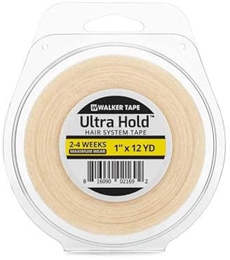 ABL Supplies Walkers Ultra Hold 1 X 12 Yards | Hair Replacement System, Wig Tape, Lace front tape & Clear Glue Adhesive Roll
