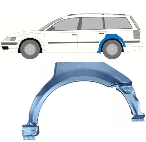 Reparaturblech Kotflügel hinten für Volkswagen Passat B5 1996-2005 / Links