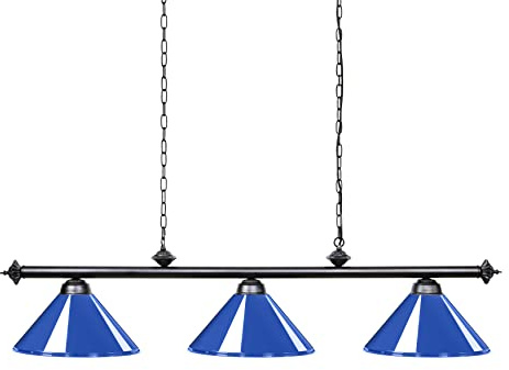 Wellmet Light for Pool Table 7ft/8ft/9ft, Vintage Kitchen Light for Man Cave, Kitchen, Dining Room, Bar