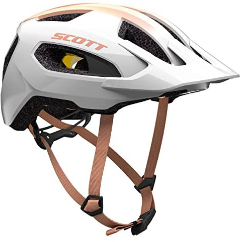 SCOTT Supra Plus MIPS MTB Fahrrad Helm weiß/Rose 2025: Größe: M/L (56-61cm)