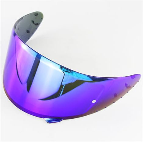 Visiera del casco, visiera casco moto UV antigraffio parabrezza accessori casco moto occhiali visiera(Purple)