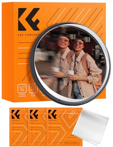 K&F Concept 77mm Einzelbewegungsunschärfe-Effektfilter Optisches Glasprisma Spezialeffekt-Kameraobjektivfilter (Nano-B Serie)