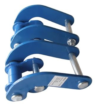ZCera Spurverbreiterungen Für Toyota Für Hilux Für Revo Vorne Und Hinten Lift Kit Maschine Dual Schäkel Komfort G Schäkel 1 -2“ Blau Rack (1 Paar) Spurplatten(2 inch)