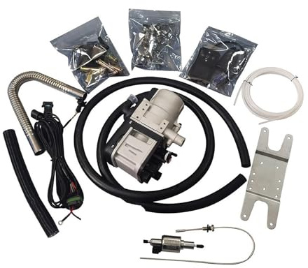 Riscaldatore Diesel da Parcheggio Riscaldatore d'Aria Diesel da 12 V, 5 kW, con Interruttore LCD e Telecomando, per Auto, Camion, Camper e Altro Ancora. Riscaldatore ad'Aria Diesel