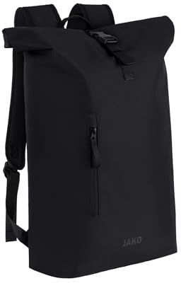 JAKO Rucksack Allround – Vielseitiger Laptop Rucksack mit Rolltop, praktisch für Alltag, Arbeit und Reisen, 100% recyceltes Polyester