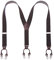 KANGDAI Hosenträger für Herren Breit Y Style 3.5 CM Mit Sehr 6 Starke Metall Clip Durable Elastic Verstellbare Hosenträger Geschenkbox für Herren und Damen
