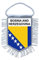 Akachafactory Wimpel mini Flagge Fahne flaggen Bosnien und Herzegowina