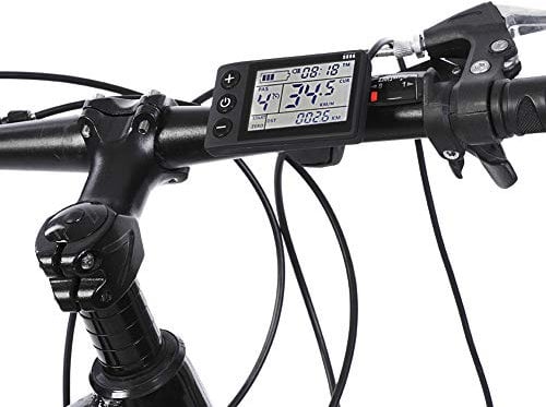 Brushless Controller 36V, Umrüstset Motor E-Bike, Wasserdichtes LCD Display Motor Brushless Controller Kit für bürstenlose Elektrofahrräder, 24V-48V (36V/48V 350W)