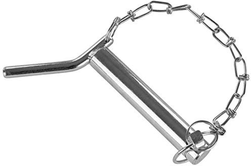 Oberlenkerbolzen | Kat 1 | 135 mm Nutzlänge | mit Kette & Splint | Steckbolzen | Oberlenker | Sicherungsbolzen | für Klappsplint | Kategorie 1 | Bolzen | Gerätebolzen | Dreipunkt
