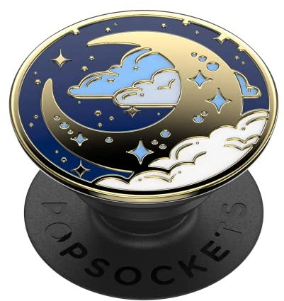 PopSockets Phone Grip with Expanding Kickstand, Adhesive Grip - Enamel Fly Me To Moon