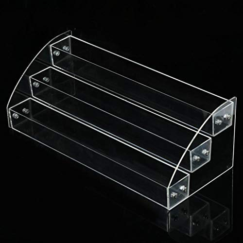 Sonew Nagellack Aufbewahrung, Durchsichtiges Nagellack Organizer, Nagellack-Regal (3 Schichten)