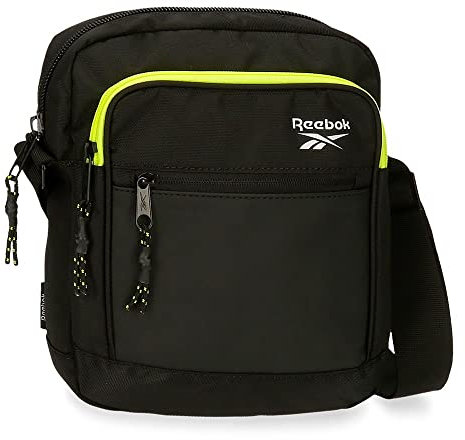 Reebok Hamilton Bandolera Portatablet Negro 22x27x10 cms Poliéster